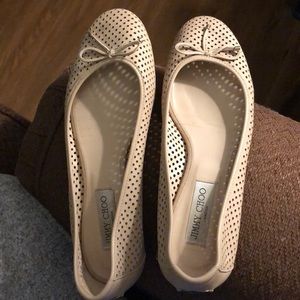 Jimmy Choo Ballerina Flats, Nude, Size 9